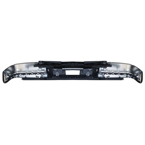 DURAFORCE Chrome Steel Rear Bumper Fit For Chevy Silverado GMC Sierra 1500 07-13 Pickup