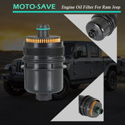DURAFORCE Engine Oil Filter For Jeep Gladiator Wrangler 3.0L Ram 1500 2020-2021 68507598AA