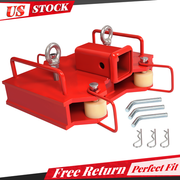 DURAFORCE 2'' Forklift Trailer Hitch Receiver Tow Hitch Attachments for Dual Pallet Fork