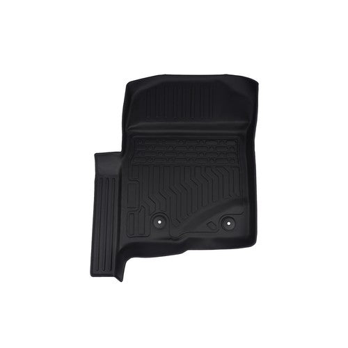 DURAFORCE TPE Floor Mats Liners for Ford F150 Crew Cab 2010-2014 with 1st Row Bucket Seat