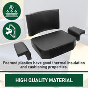 DURAFORCE Seat w/Arm Rest+Backrest For JOHN DEERE CRAWLER DOZER 420 430 440 1010 2010