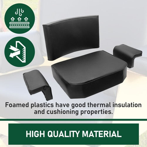 DURAFORCE Seat w/Arm Rest+Backrest For JOHN DEERE CRAWLER DOZER 420 430 440 1010 2010