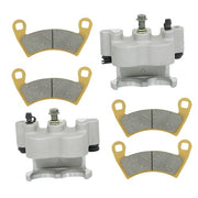 DURAFORCE For Polaris Front Left Right Brake Calipers w/Pads Ranger Crew XP 900 / XP 1000