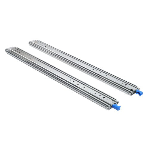 DURAFORCE 1 Pair With Lock Heavy Duty Drawer Slides 28 Inch 500 Lbs Extension Rails Rail