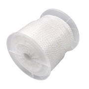 DURAFORCE 5/16 Inch 250ft White Nylon Solid Braid Rope | High UV & Abrasion Resistance