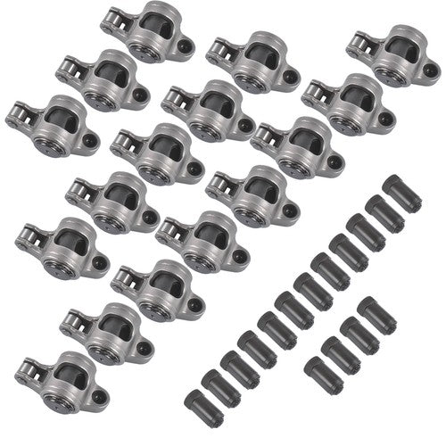 DURAFORCE 16x Roller Rocker Arm Self-Aligning for Small Block Chevy SBC 350 7/16'' Stud