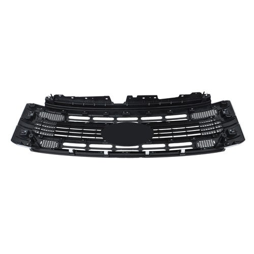 DURAFORCE New Plastic Front Upper Bumper Grille Chrome Trim For Ford F250 XL/XLT 2023-2024