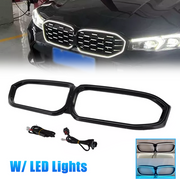 DURAFORCE Front Bumper Grille LED Lights Trim Cover For BMW G20 320i 330i M340i 2023-2025