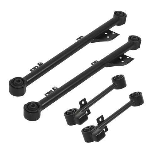 DURAFORCE 4PCS Black Rear Upper&Lower Trailing Control Arm Set For Infiniti QX4 1997-2003