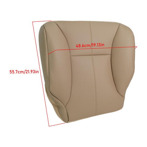 DURAFORCE Passenger Bottom Leather Seat Cover For Dodge Ram 1500 2500 3500 SLT 1998-2002