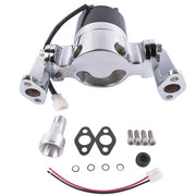 DURAFORCE Chrome High Flow Electric Water Pump for SBC Small Block Chevy 283 327 350 400