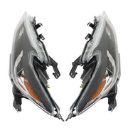 DURAFORCE For Maxima S|SL|SV 2016-2017 18 Headlights Clear Lens LH+RH Pair Housing Chrome