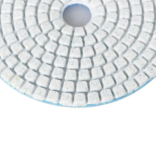 DURAFORCE 7PCS 4 Inch Set Wet Dry Diamond Polishing Pads For Granite Concrete Marble Stone