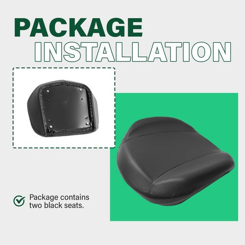 DURAFORCE For Polaris RZR 900/4 XP 900 2 x Black Base Bottom Seat #2685956 RZR S 800 08-14