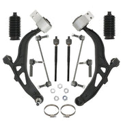 DURAFORCE For Ford Taurus Flex Lincoln 10Pcs Front Lower Control Arms Sway Bars Tie Rods