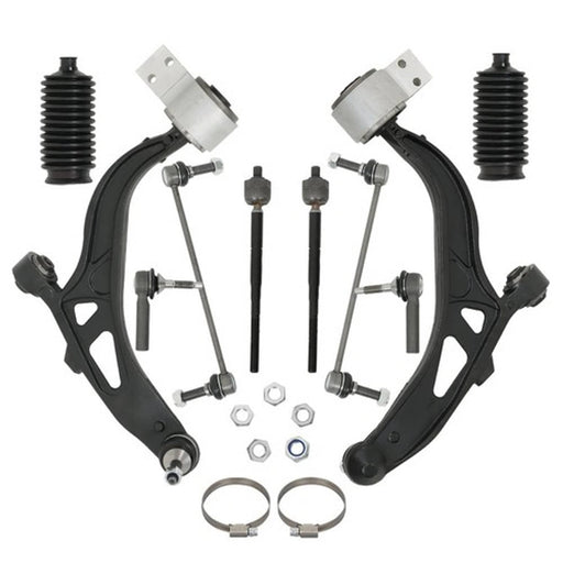 DURAFORCE For Ford Taurus Flex Lincoln 10Pcs Front Lower Control Arms Sway Bars Tie Rods