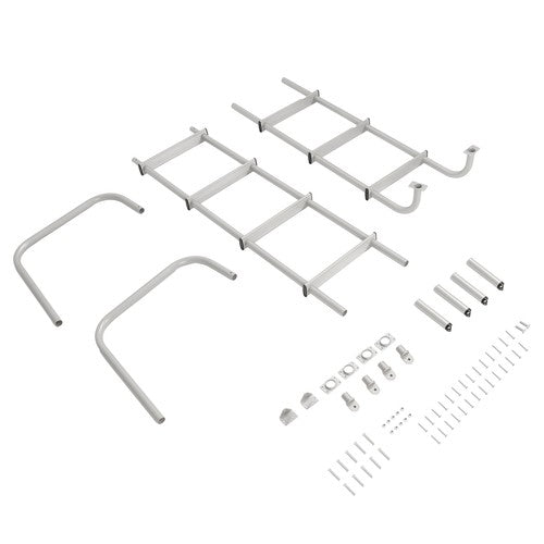 DURAFORCE Upgraded 113" Rear Exterior Straight Ladder For RV- Powder Coated #139.21 LA-401