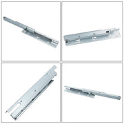 DURAFORCE 1 Pairs Undermount Drawer Slides 12 inch Undermount Soft Close Drawer Slides
