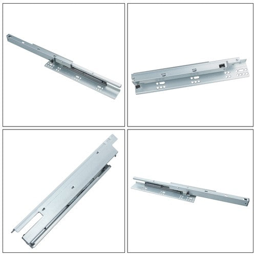 DURAFORCE 1 Pairs Undermount Drawer Slides 12 inch Undermount Soft Close Drawer Slides