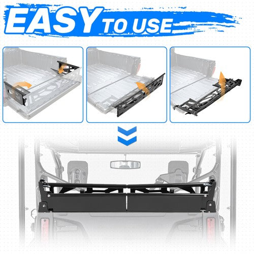 For Honda Pioneer 1000-5 2016-2025 2026 Rear Cargo Bed Extender Tailgate