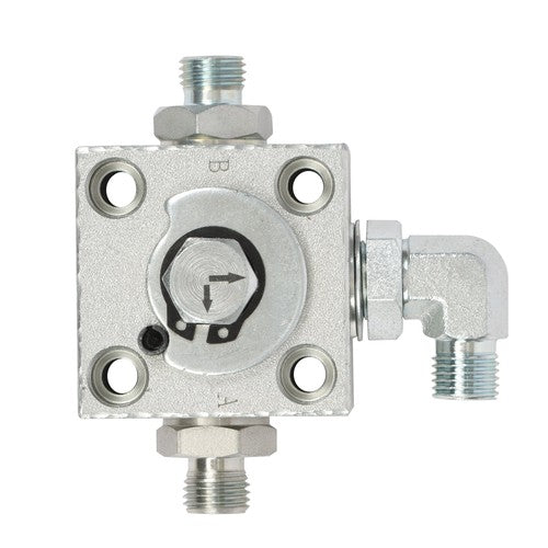 DURAFORCE Three Way Diverter Valve For Mini Excavator Hydraulic Connection Block Full Kit