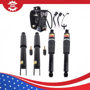 DURAFORCE 5Pcs Air Suspension Set Shocks & Compressor For Escalade Chevy Tahoe GMC Yukon