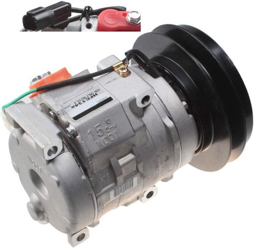 DURAFORCE A/C Air Compressor for John Deere 120C 160CLC 180 450CLC 450DLC 600CLC 800DLC