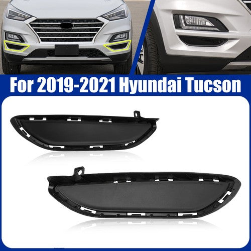 DURAFORCE For Hyundai Tucson 2019-2021 Fog Light Cover Set Front Driver and Passenger Side