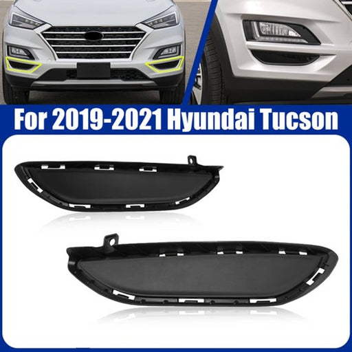 DURAFORCE For Hyundai Tucson 2019-2021 Fog Light Cover Set Front Driver and Passenger Side