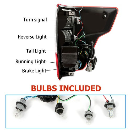 DURAFORCE For 16 17-23 Nissan Titan XD Halogen Left LH Driver Rear Tail Light Assembly NEW