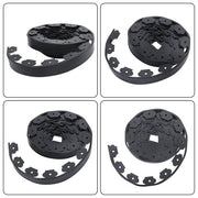 DURAFORCE Lawn Border L-shaped Lawn Garden Edging Kit 40FT With 40Pcs Anchoring Spikes