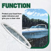 DURAFORCE For Sea Ray Boat Port Hole Bow Oval Window with Outer Ring 2004 & 2007