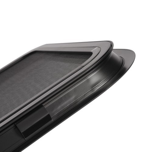DURAFORCE 24" W X 20" H Horizontal Slide RV Exit Window W/Trim Ring For RV Cargo Trailer