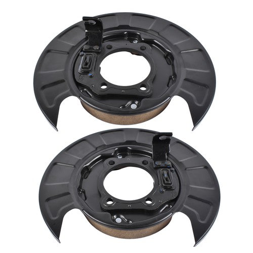 DURAFORCE 2 Pack Rear Brake Parking Plate Left & Right Set for Hyundai Santa Fe 2006-2009