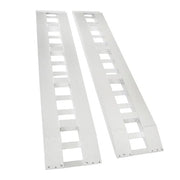 DURAFORCE 2Pcs Aluminum 80"×15" Ramps 6000 LBS Hook End Knife For Truck Car Auto Trailer