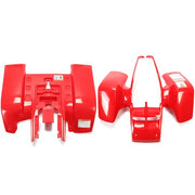 DURAFORCE Front + Rear Fender Plastic Body For 1987-2006 Yamaha Banshee 350 YFZ350 （Red）