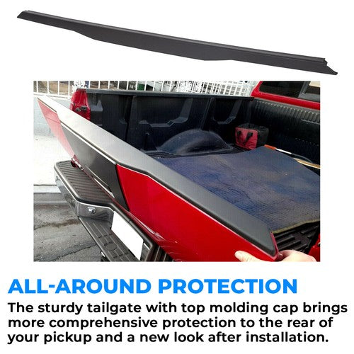 Rear Tailgate Cap Top Spoiler Cover Trim for 2004-2012 Nissan Titan