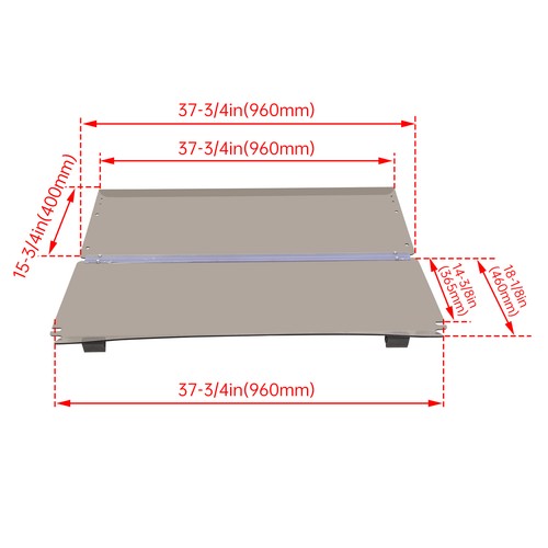 DURAFORCE For Club Car Precedent / Tempo / Onward 2004-Up Golf Cart Windshield Tinted