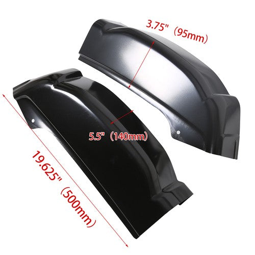 DURAFORCE Cab Corners Covers For 1999-2007 06 Chevrolet Silverado 1500 GMC Sierra Ext Cab
