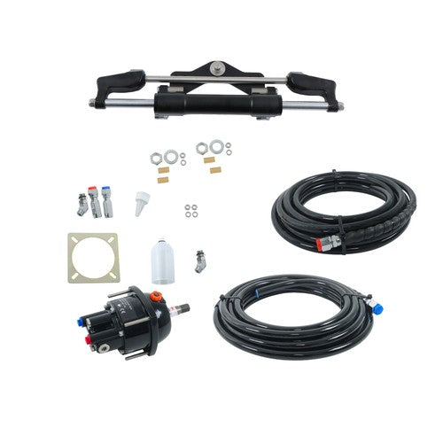 DURAFORCE High Performance Hydraulic Steering Kit Single Outboard Engine 350HP Power