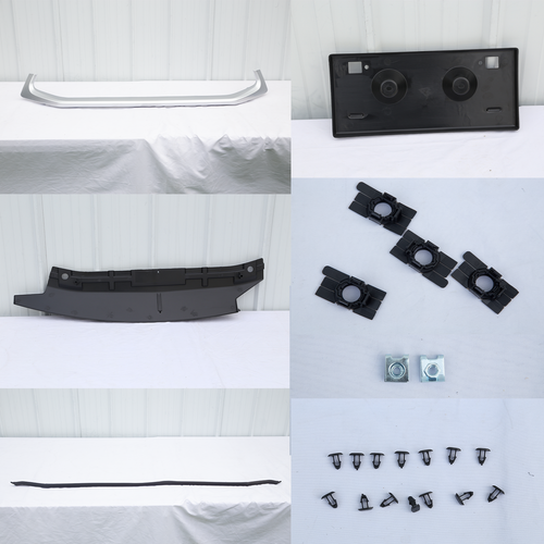 DURAFORCE Front Upper Grille for Lexus LX570 2016-2021 Luxury Chrome Black NEW Style
