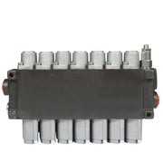 DURAFORCE 7 Spool Hydraulic Directional Control Valve 13gpm P40 Double Acting Cylinder