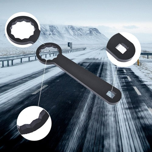 DURAFORCE 1 Piece 36mm Wrench Tool For Rear Axle Wrench Rear Wheel Axle Torque Black