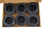 DURAFORCE 6 Pcs Replacement For BLACK+DECKER AF-100-3ZP 30ft .065" Trimmer Spool