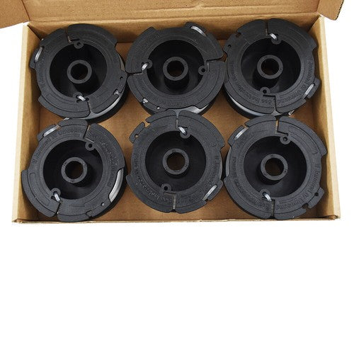DURAFORCE 6 Pcs Replacement For BLACK+DECKER AF-100-3ZP 30ft .065" Trimmer Spool