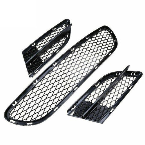DURAFORCE For BMW 3 Series E90 325i 328i 2009-2012 Black Mesh Front Lower Bumper Grille
