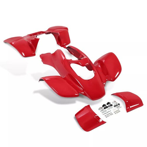 DURAFORCE Red Front Rear Fender ABS For Honda TRX 400EX TRX400EX 2005-2007 11739-12