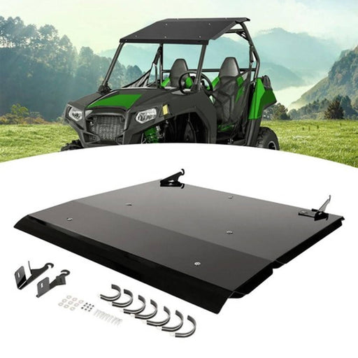 DURAFORCE Black Aluminum Hard Top Roof Fit for Polaris RZR 800/XP 900/570-2 Door Model