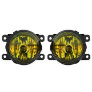 DURAFORCE For Ford Focus 2012-2014 Yellow Glass Lens Front Bumper Fog Lights Lamps w/ Bulb