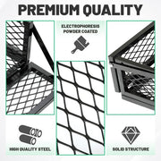 DURAFORCE Universal For ATV Front&Rear Drop Cargo Basket Rack Storage Carrier Hauler 2 PCS